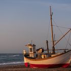 Fischerboot am Slettestrand