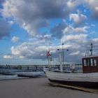 Fischerboot am Strand