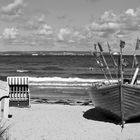 Fischerboot am Strand