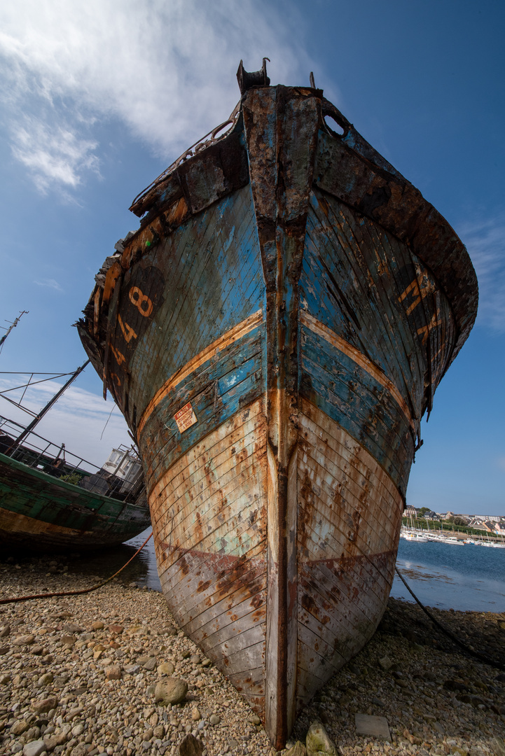 Fischerboot am Strand