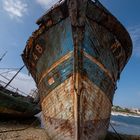 Fischerboot am Strand