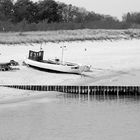 Fischerboot am Strand