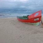 Fischerboot am Strand