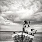 Fischerboot am Strand