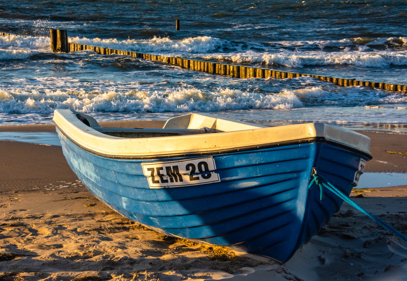 fischerboot am Strand