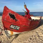 Fischerboot am Strand von Ahlbeck