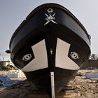 Fischerboot am Strand von Barka