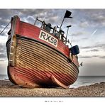 Fischerboot am Strand von Hastings