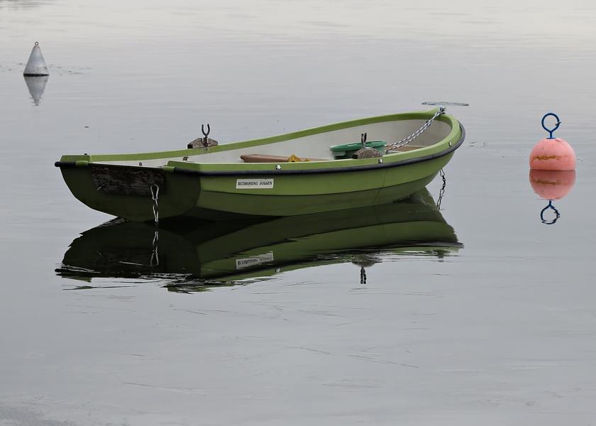 Fischerboot auf dem Großen Plöner See