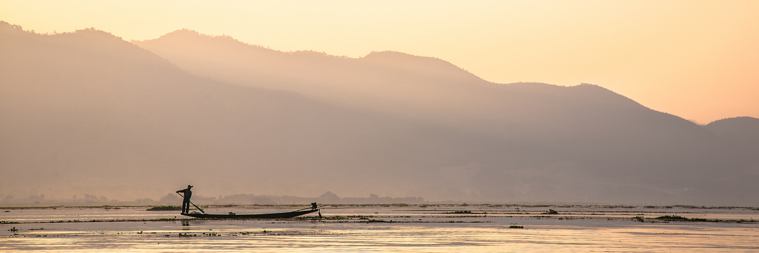 Fischerboot auf dem Inle See