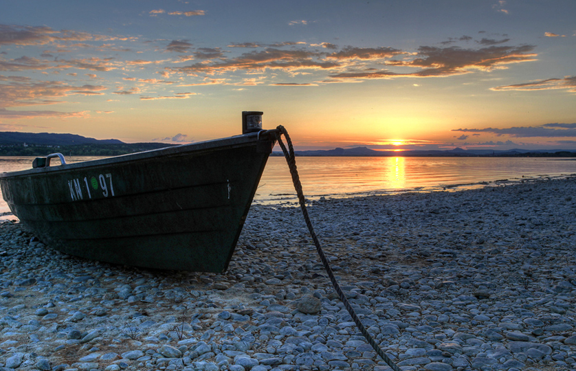 Fischerboot auf der Reichenau