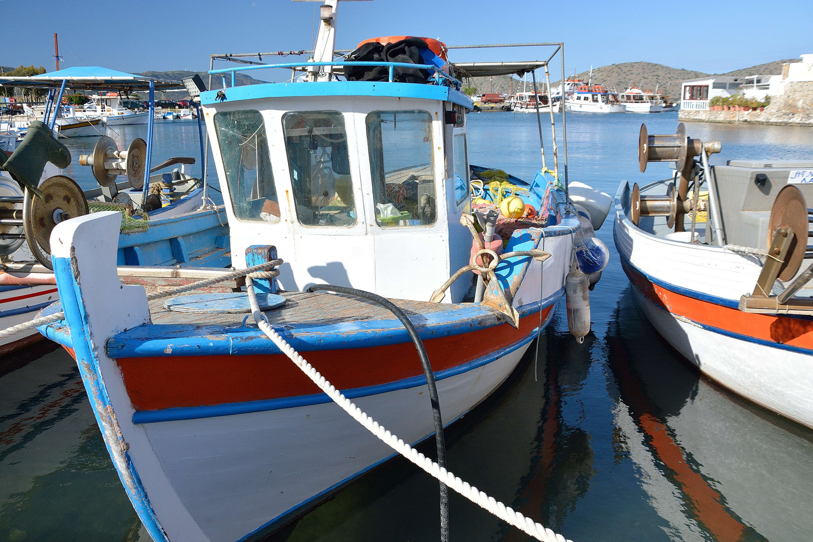 fischerboot auf kreta