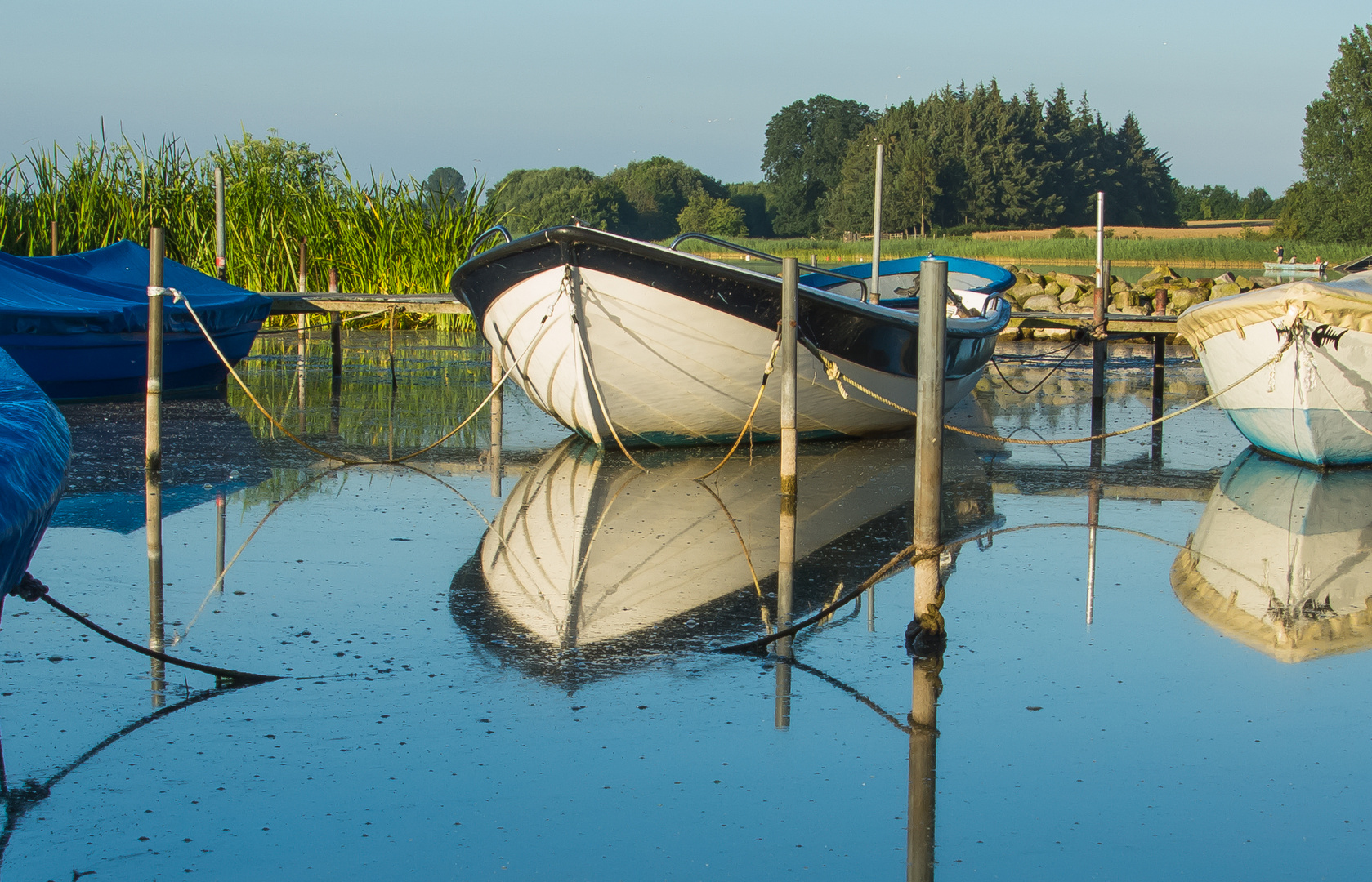 Fischerboot auf Passader See.