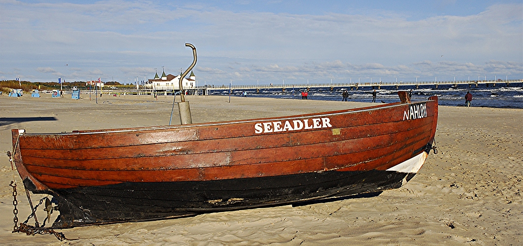 Fischerboot auf Usedom