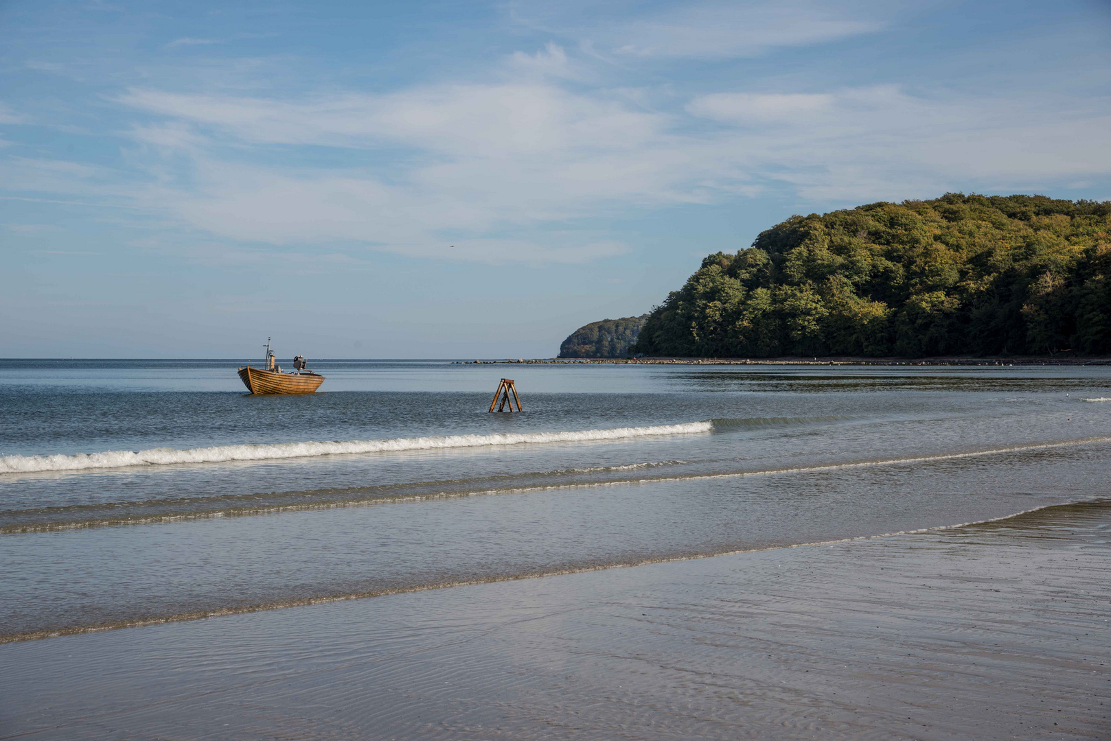 Fischerboot bei Binz