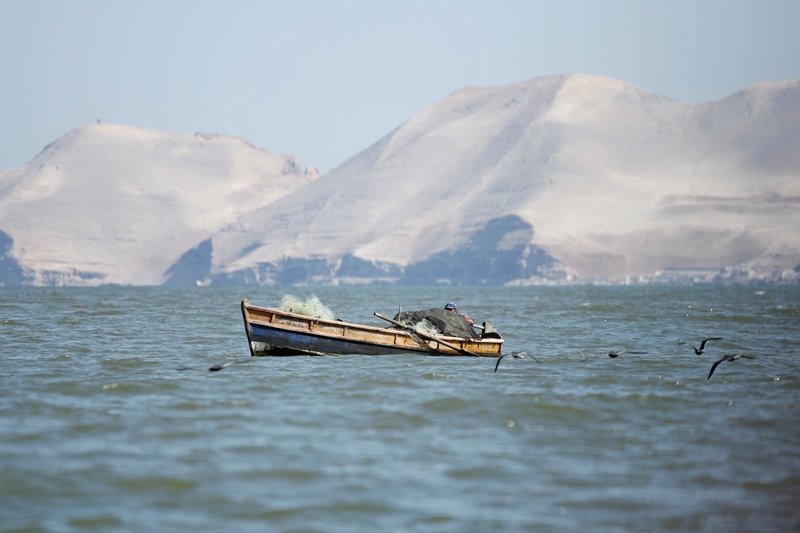 Fischerboot bei Lima