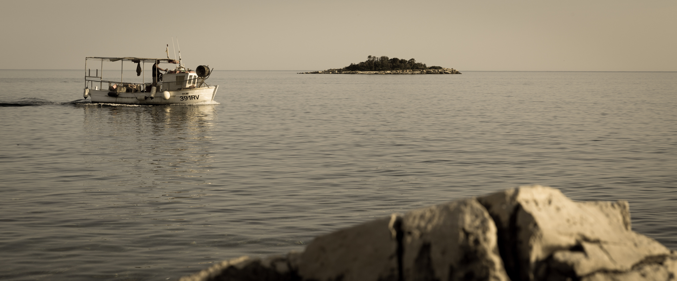 Fischerboot bei Rovinj