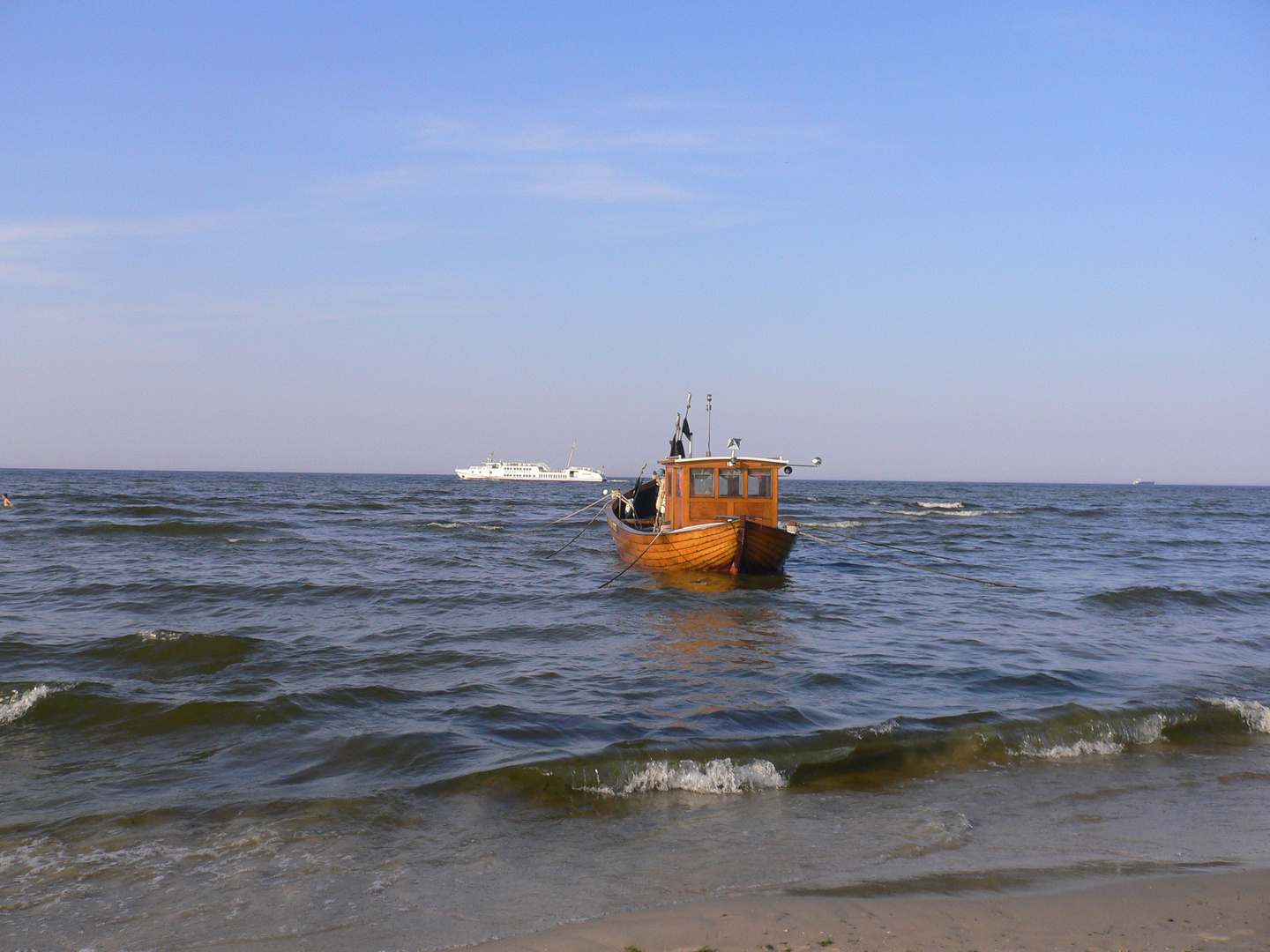 Fischerboot bei Usedom