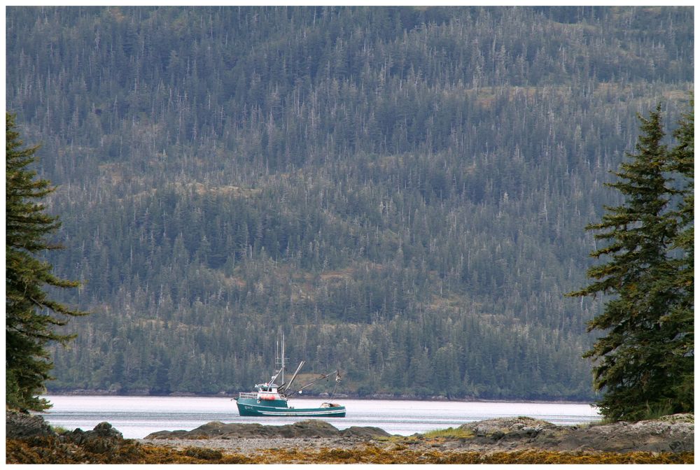 Fischerboot bei Valdez