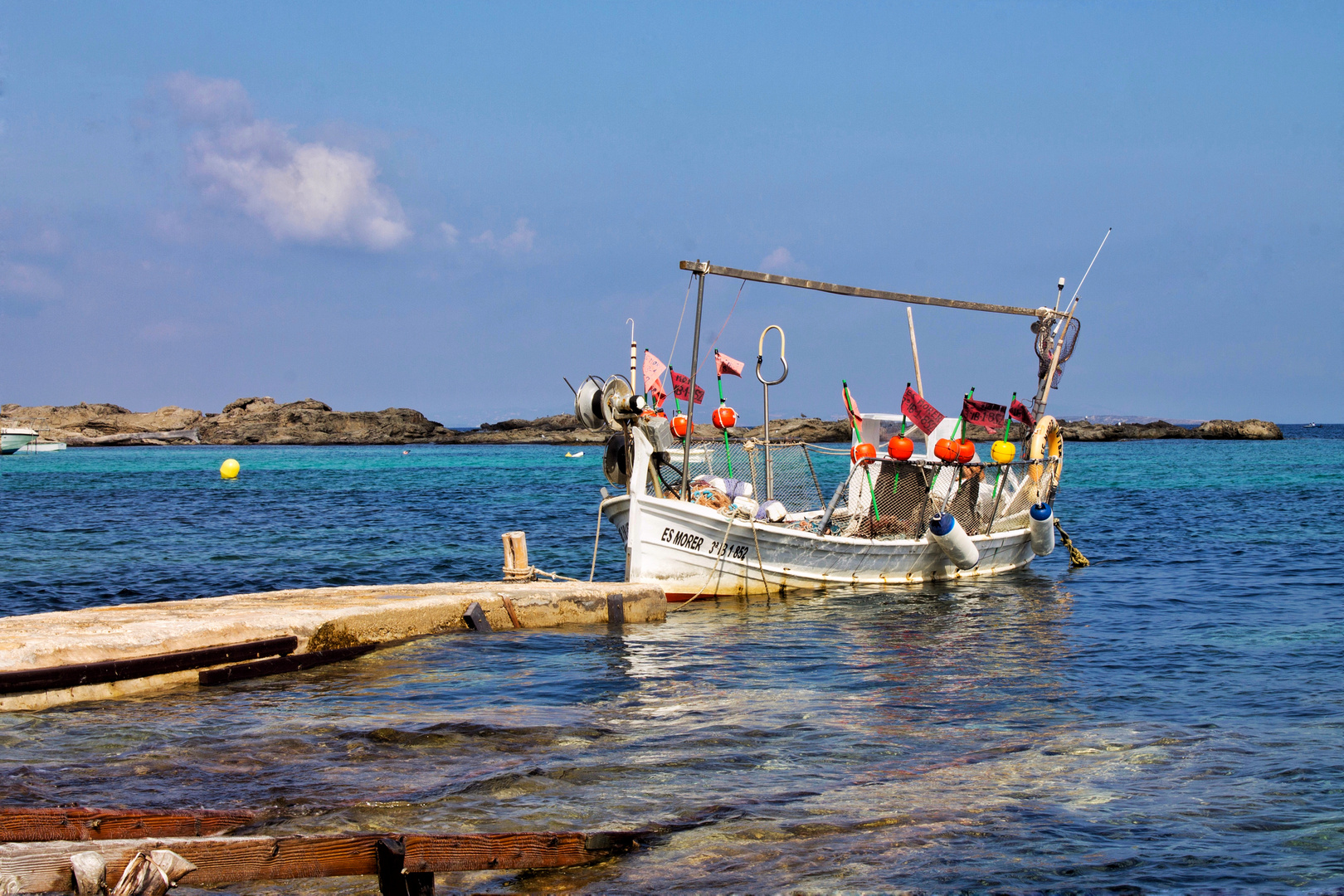 Fischerboot Formentera