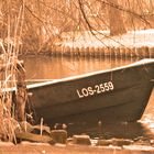 Fischerboot im Frühjahr