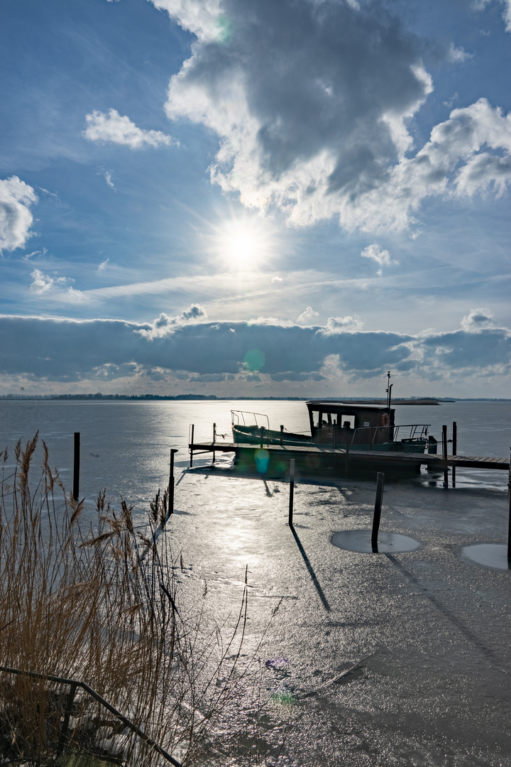 Fischerboot im Greifswalder Bodden