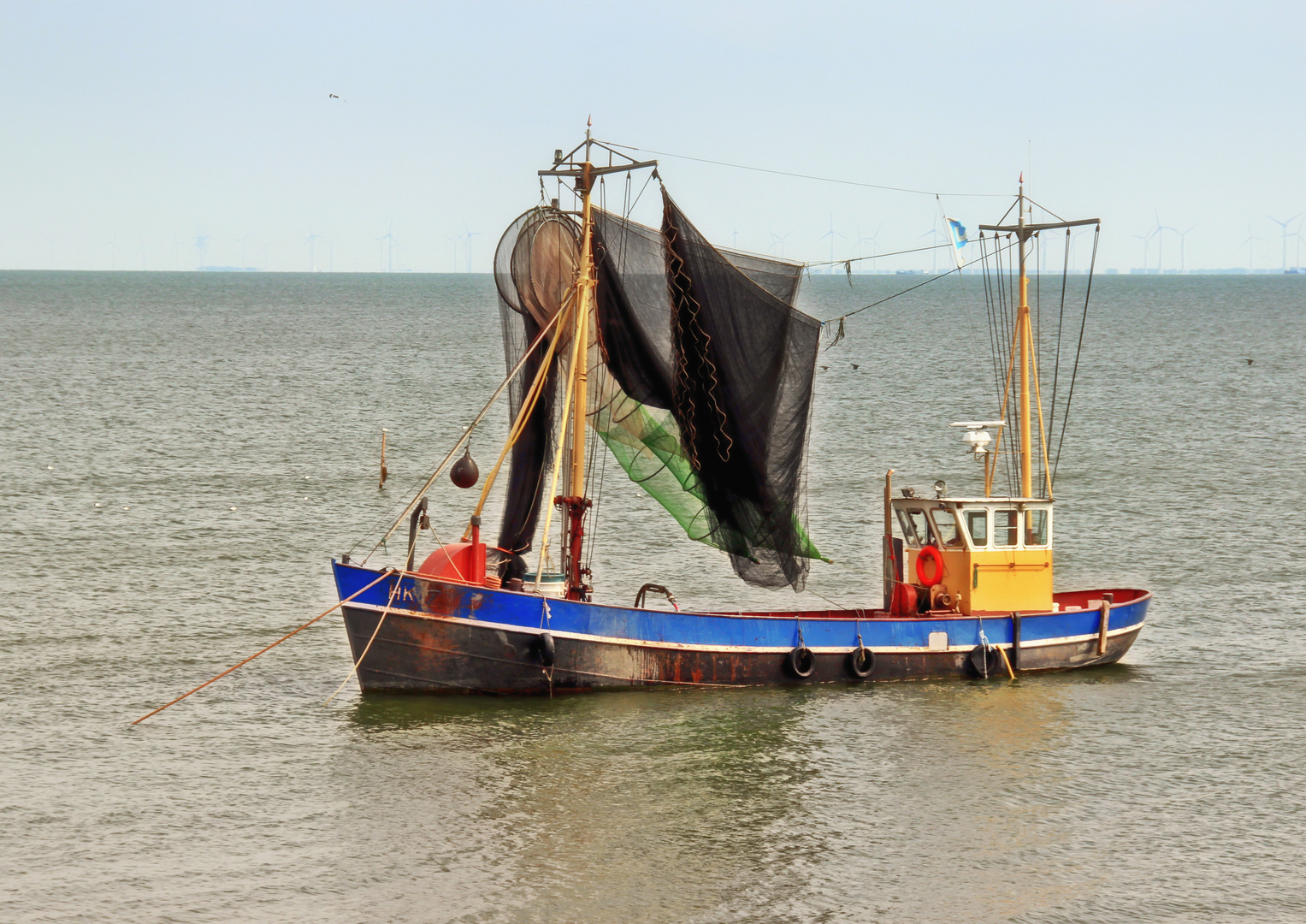 Fischerboot im Ijsselmeer