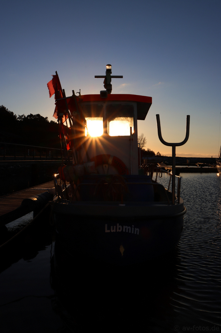 Fischerboot im Jachhafen Lubmin