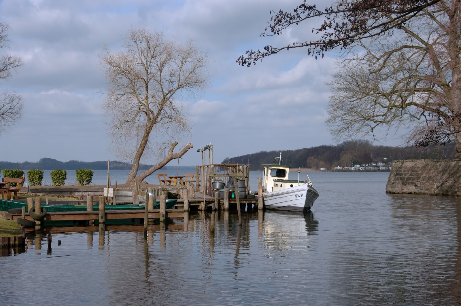 Fischerboot im Ratzeburger Domsee