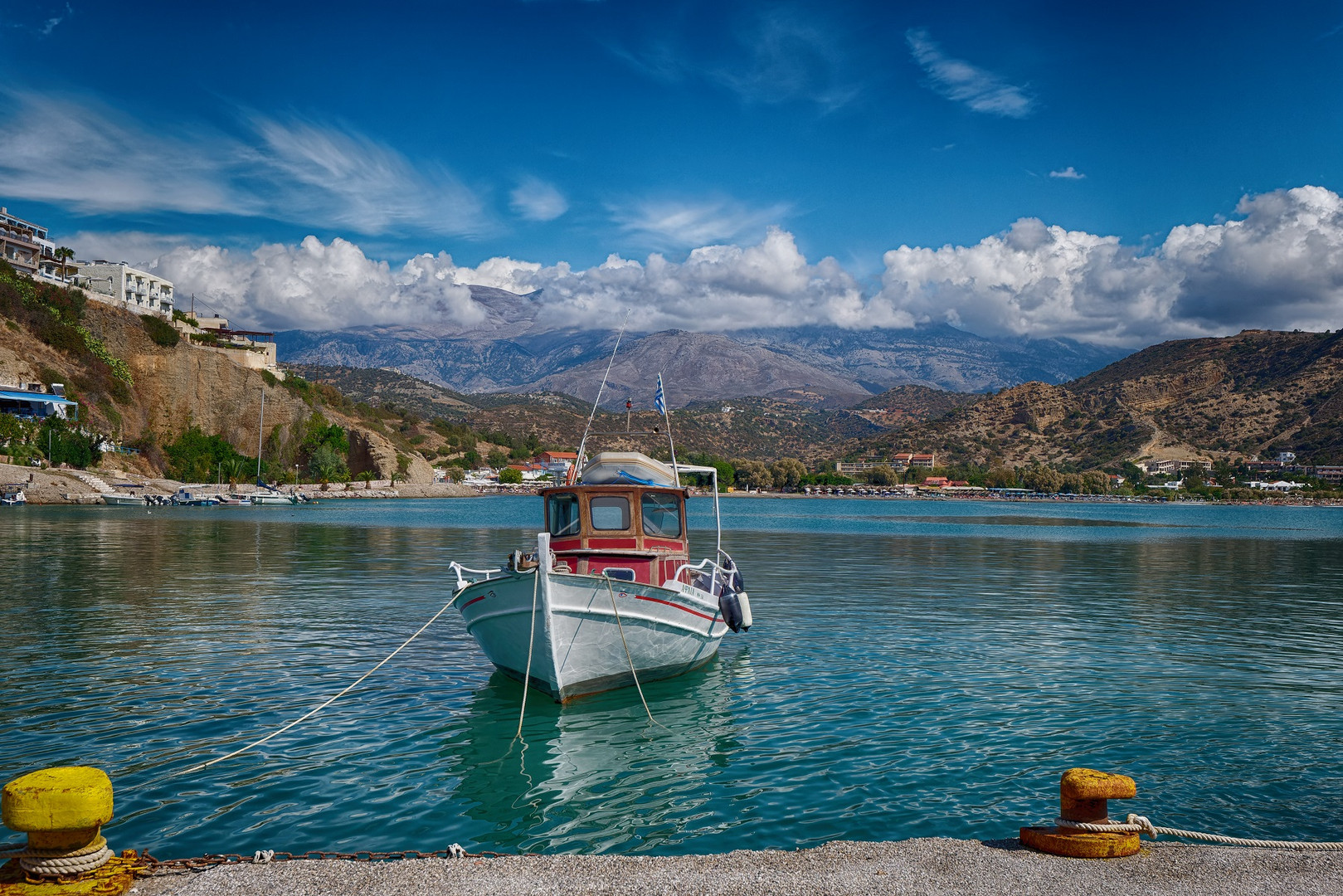 Fischerboot in Agia Galini