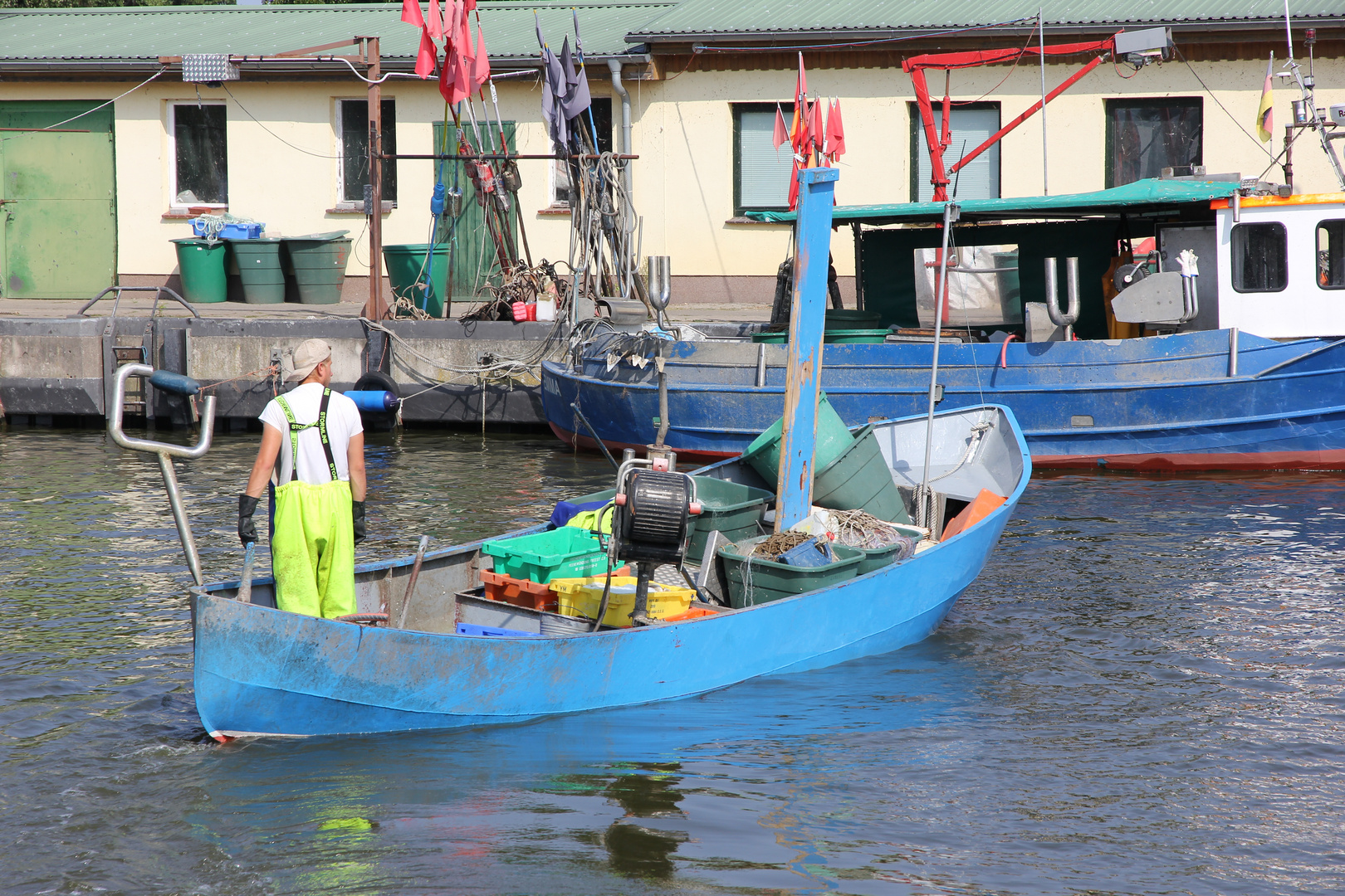 Fischerboot in Altwarp (Landkreis Uckermünde)