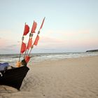 Fischerboot in Baabe auf Rügen