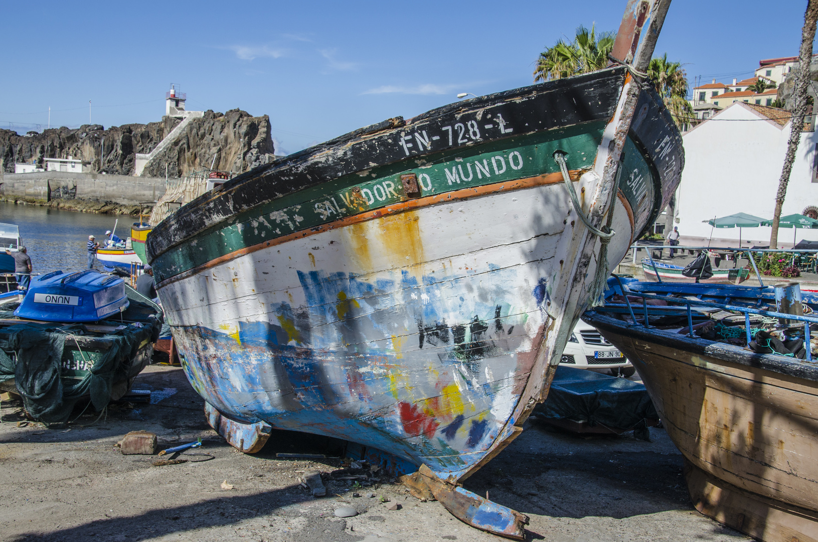 Fischerboot in Camara de Lobos (Madeira)