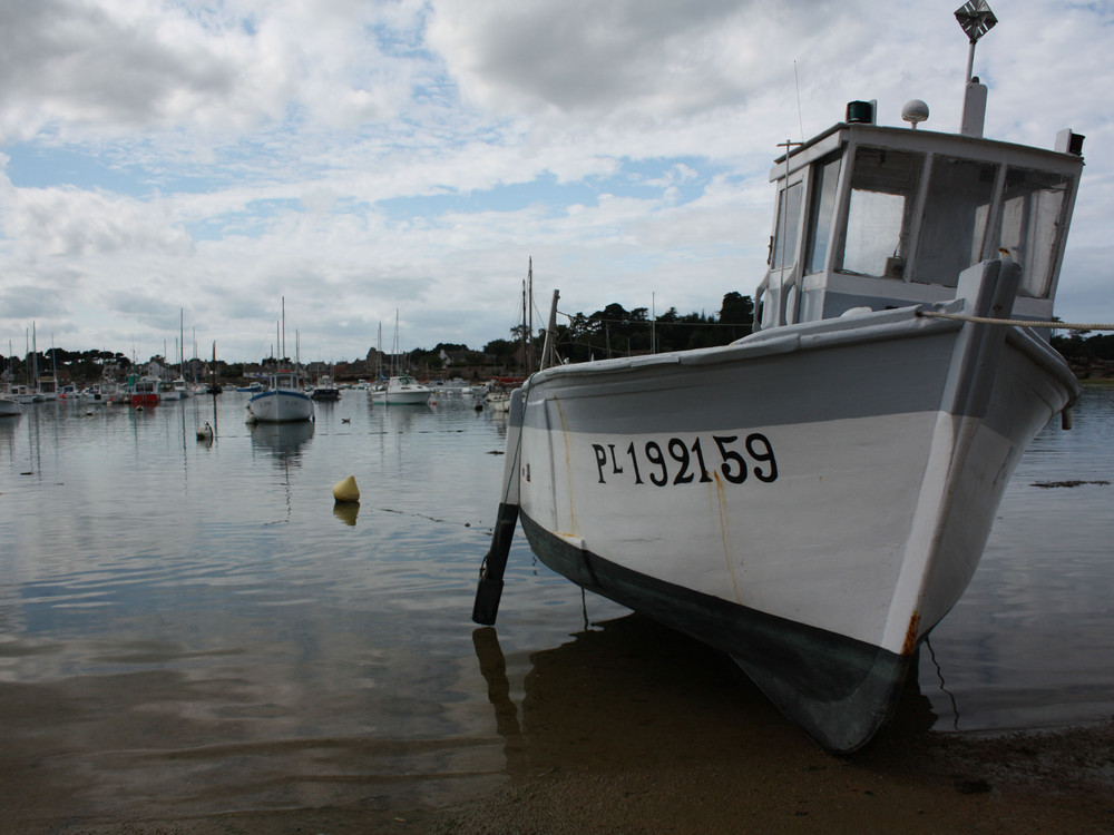 Fischerboot in der Bretagne