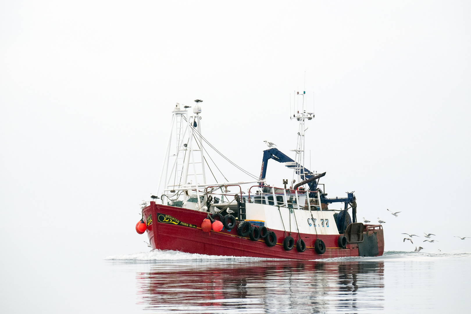 Fischerboot in der Irischen See