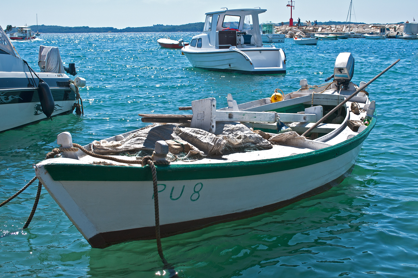 Fischerboot in Fazana