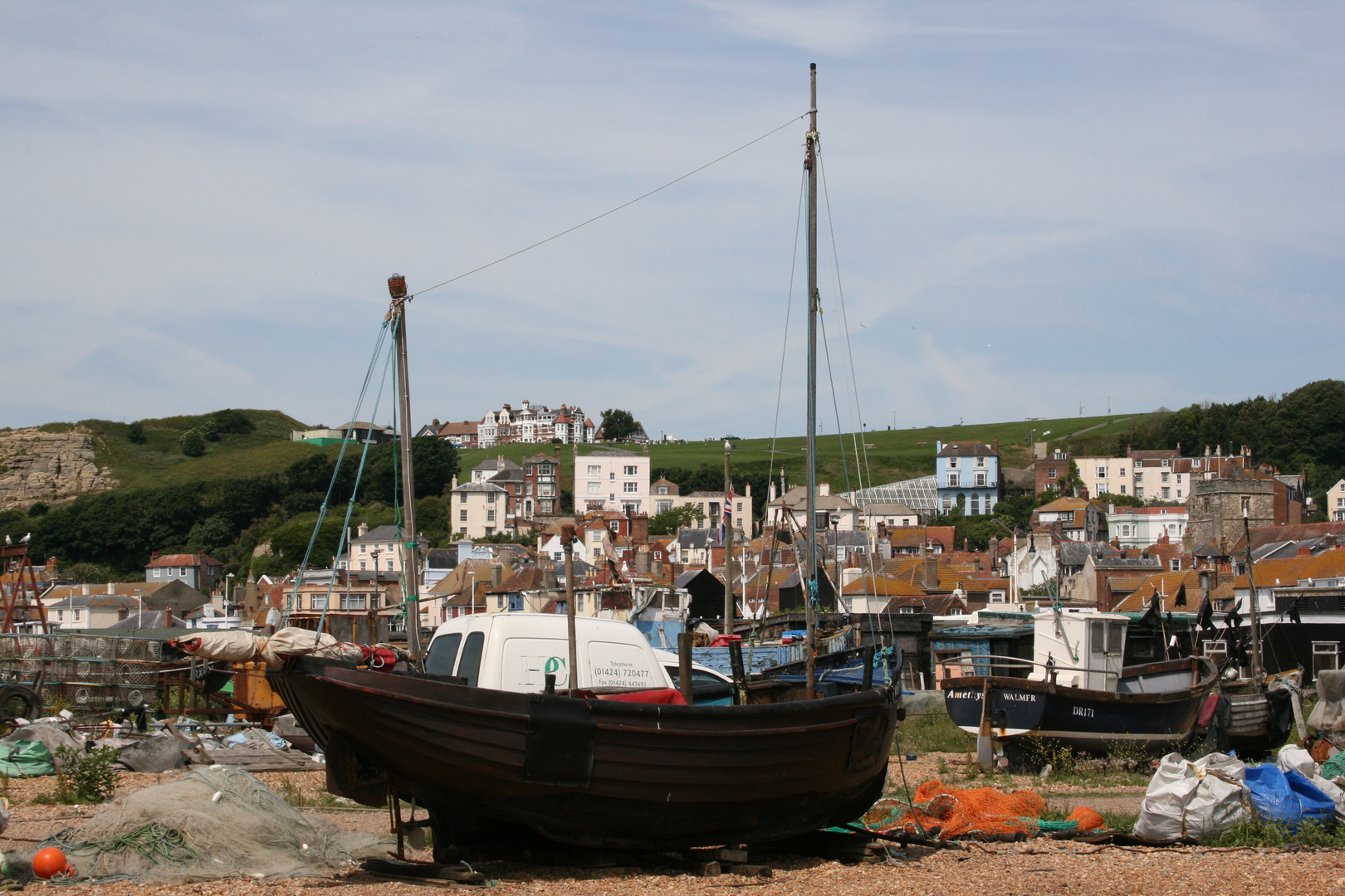 Fischerboot in Hastings