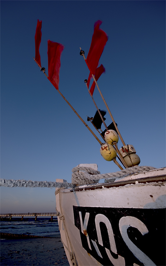 Fischerboot in Koserow