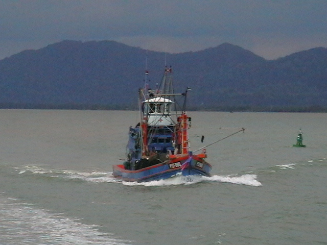 Fischerboot in Malaysia