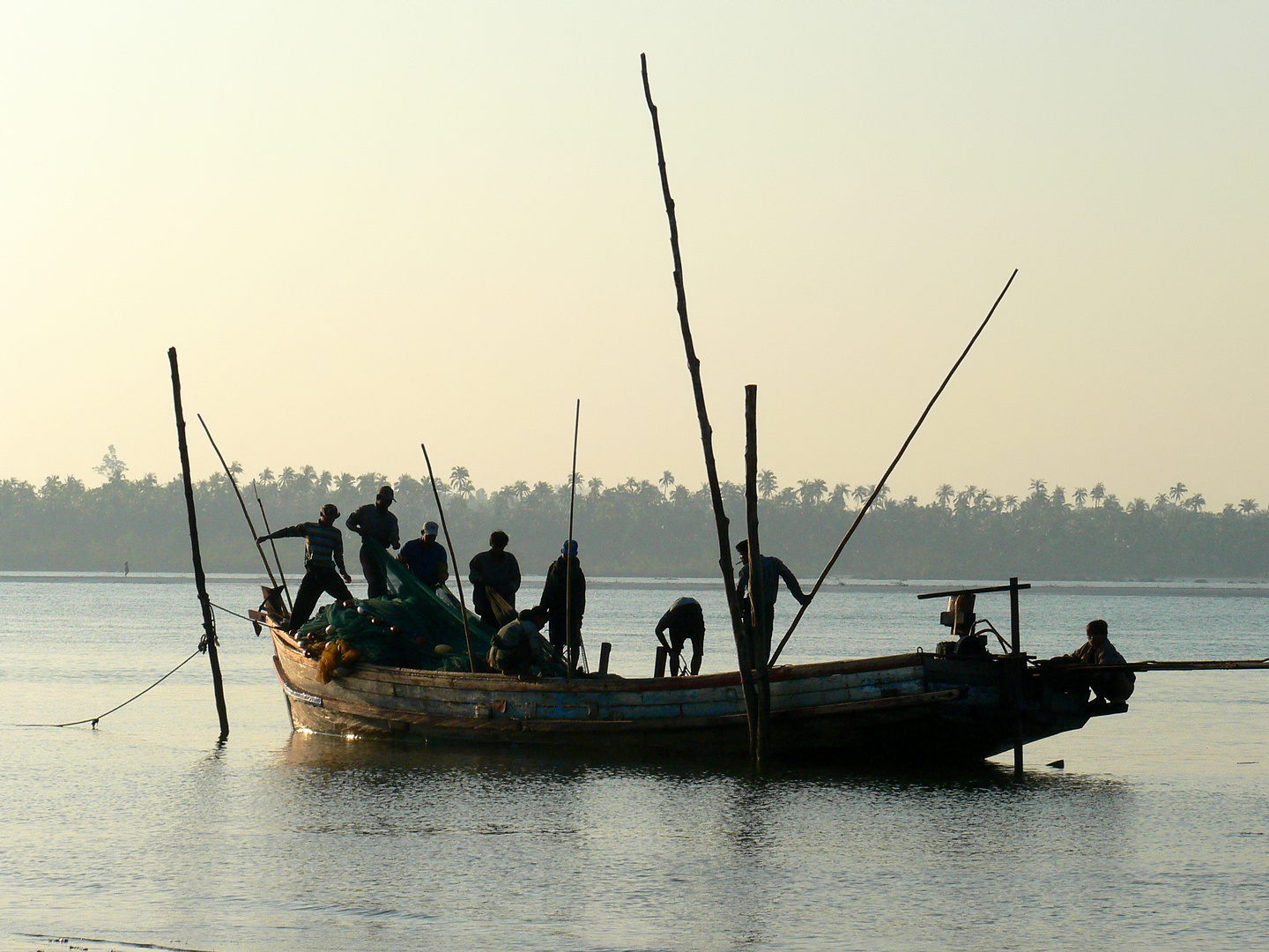 Fischerboot in Myanmar