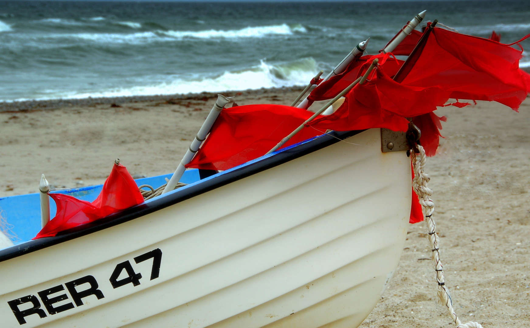 Fischerboot in Rerik (Ostsee)