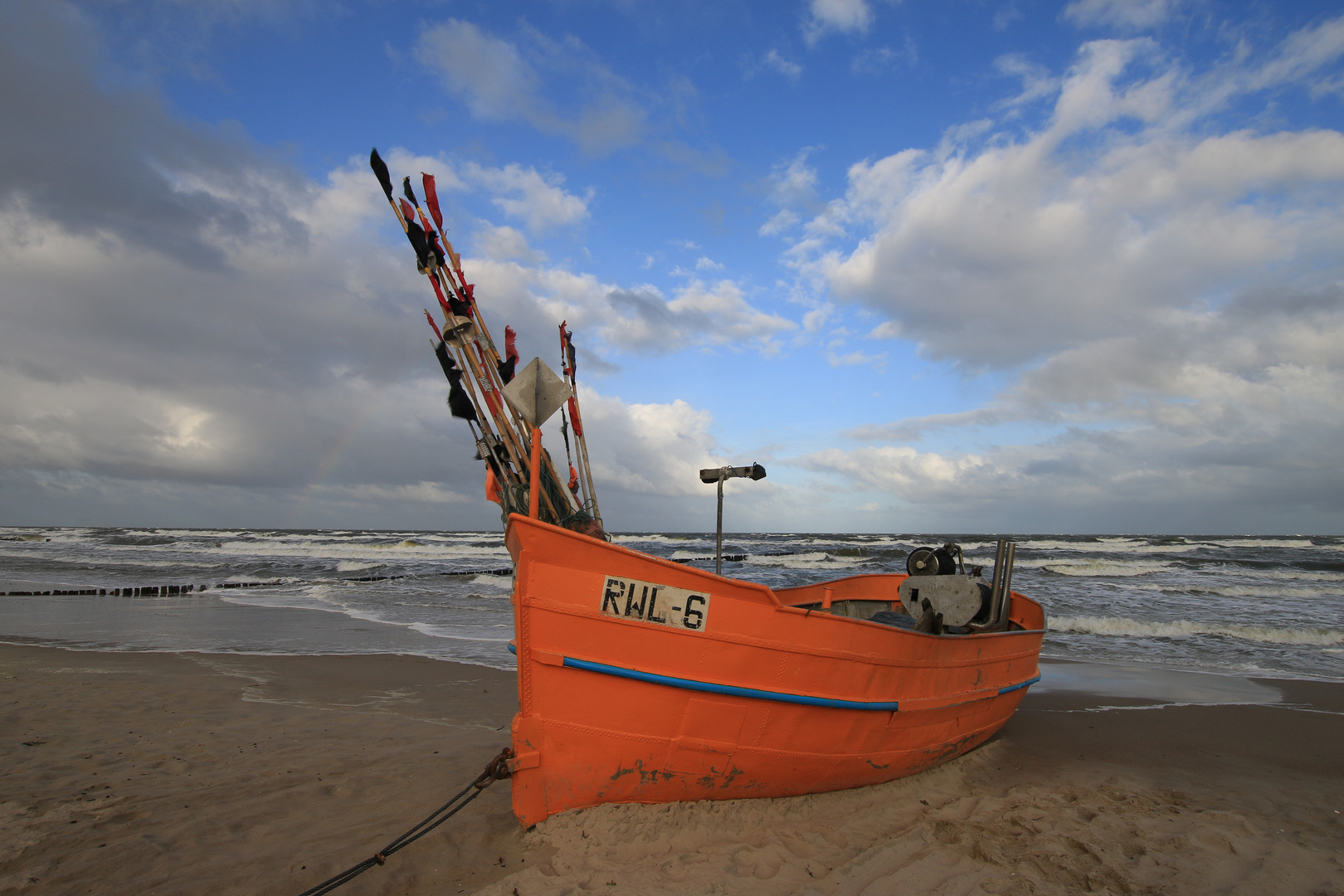 Fischerboot in Rewal I