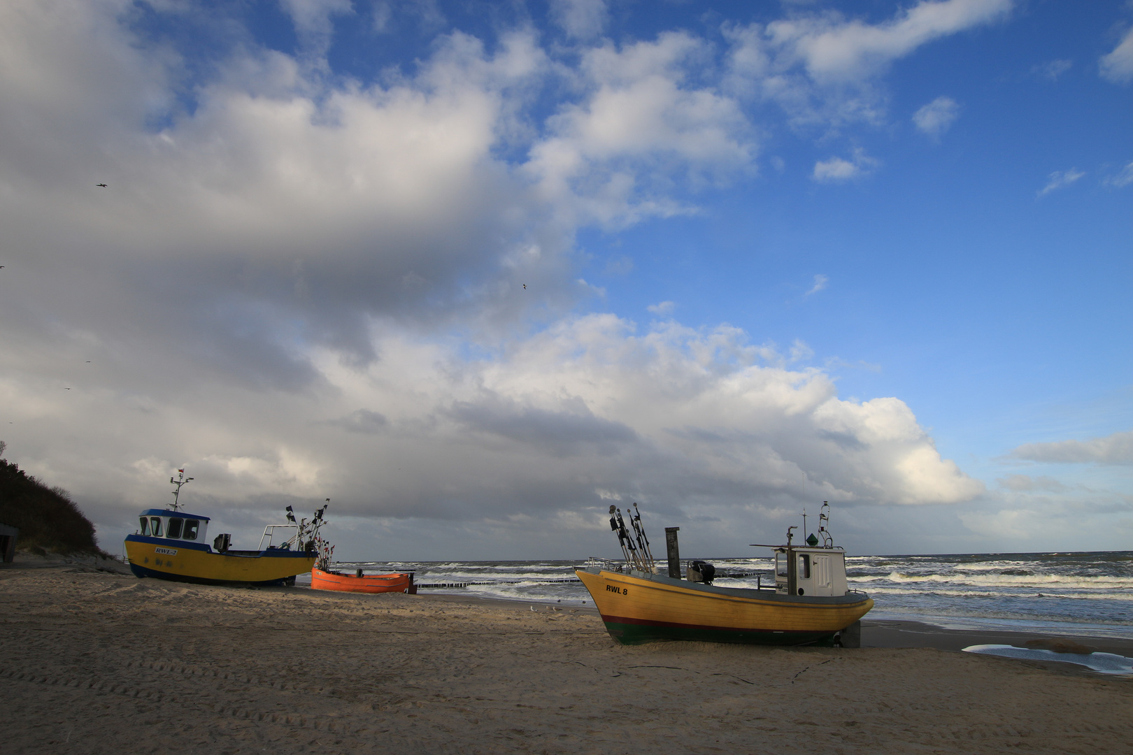 Fischerboot in Rewal II