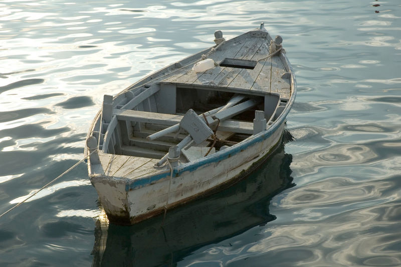 Fischerboot in Rovinje