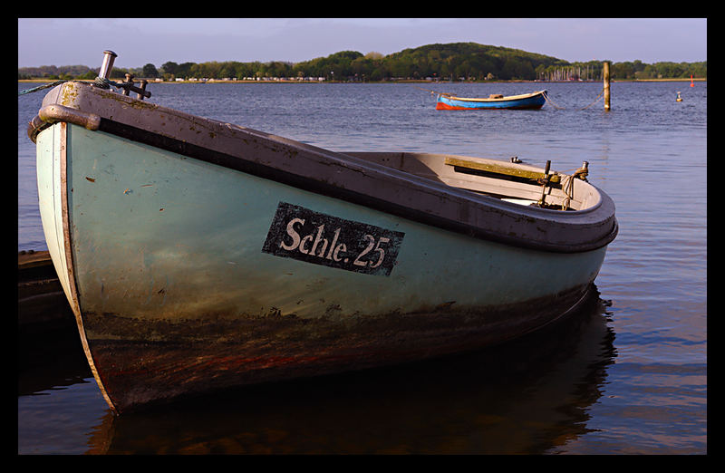 Fischerboot mal in bunt