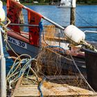 Fischerboot mit Netz