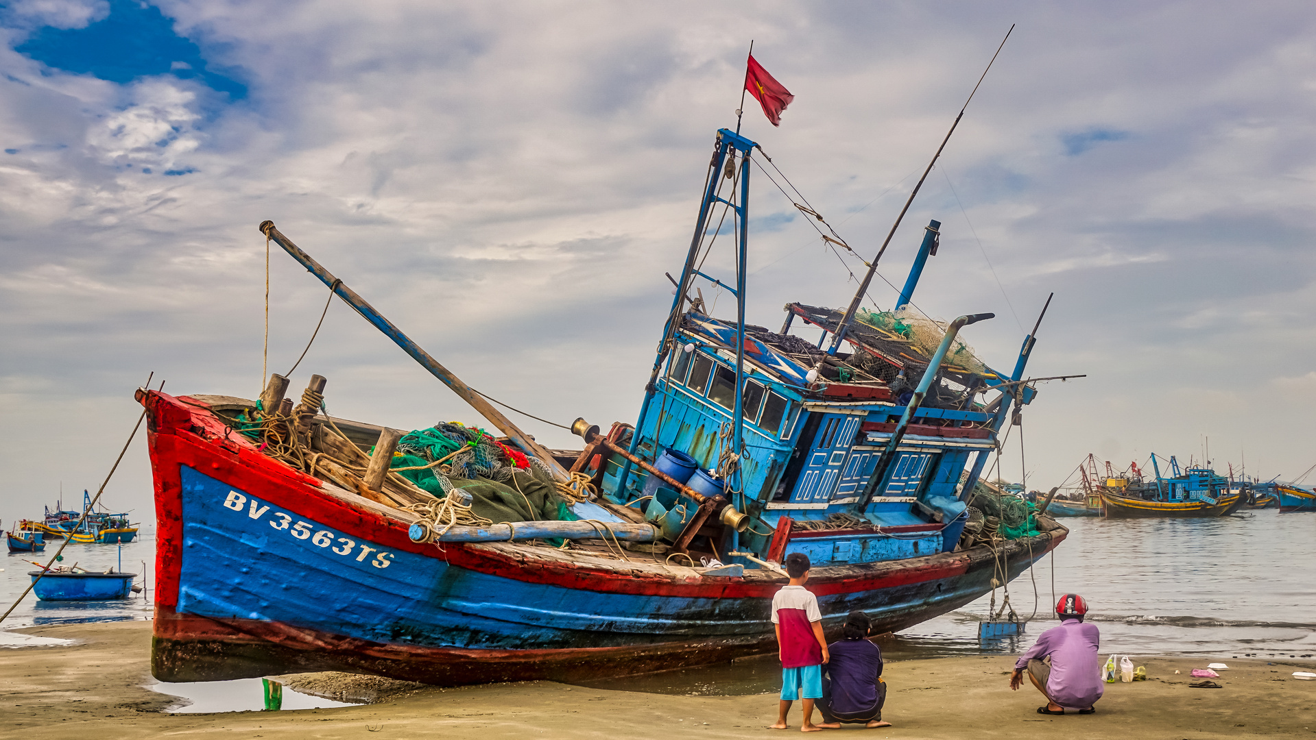 Fischerboot  Mui Ne