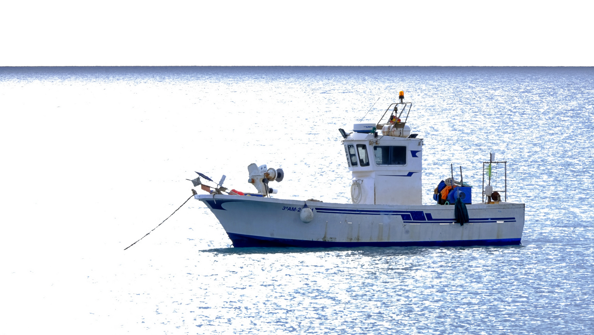 Fischerboot überbelichtet