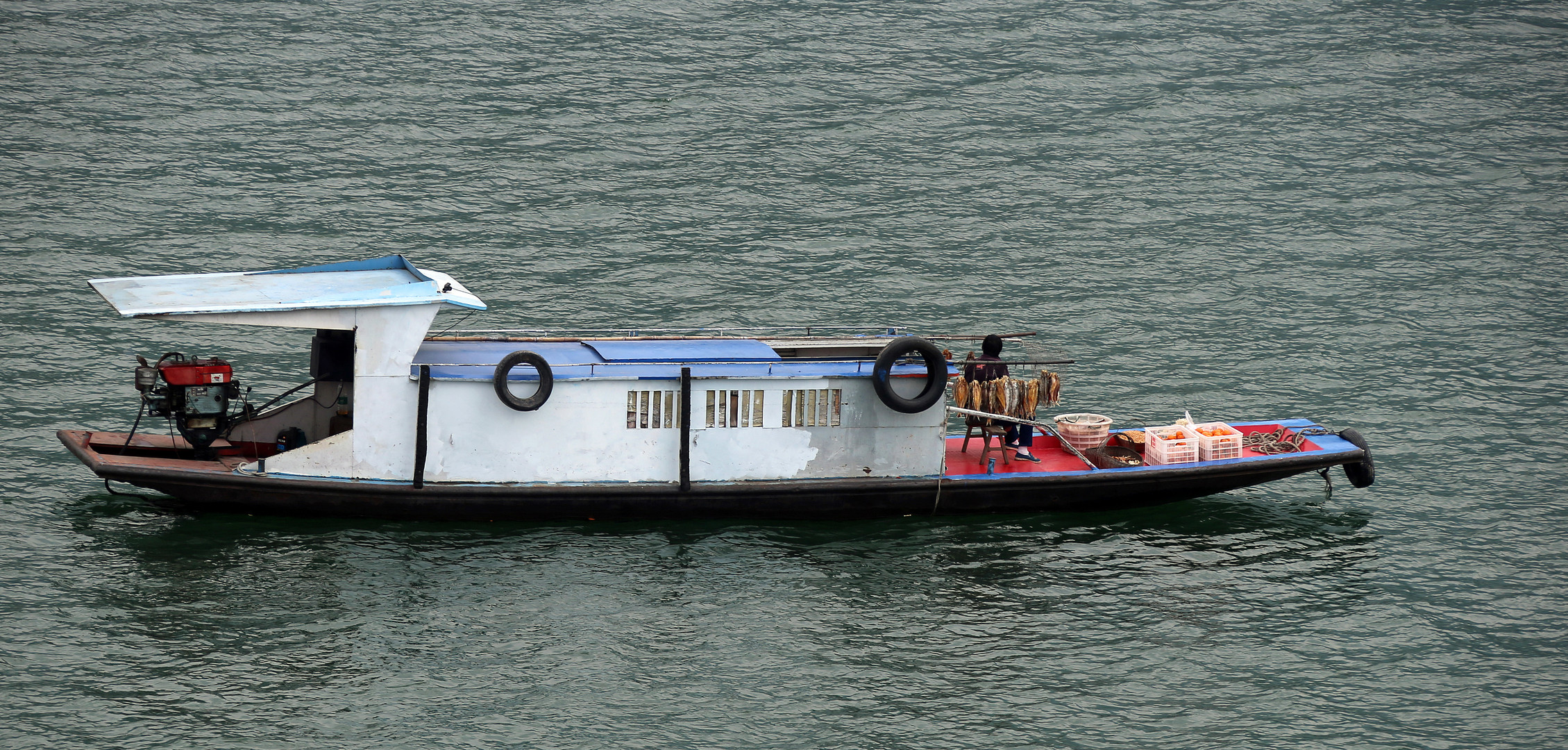 Fischerboot / Versorgungsschiff auf dem Yangtse