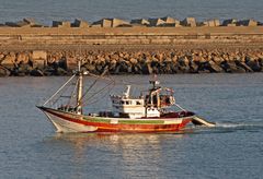 Fischerboot vor Casablanca